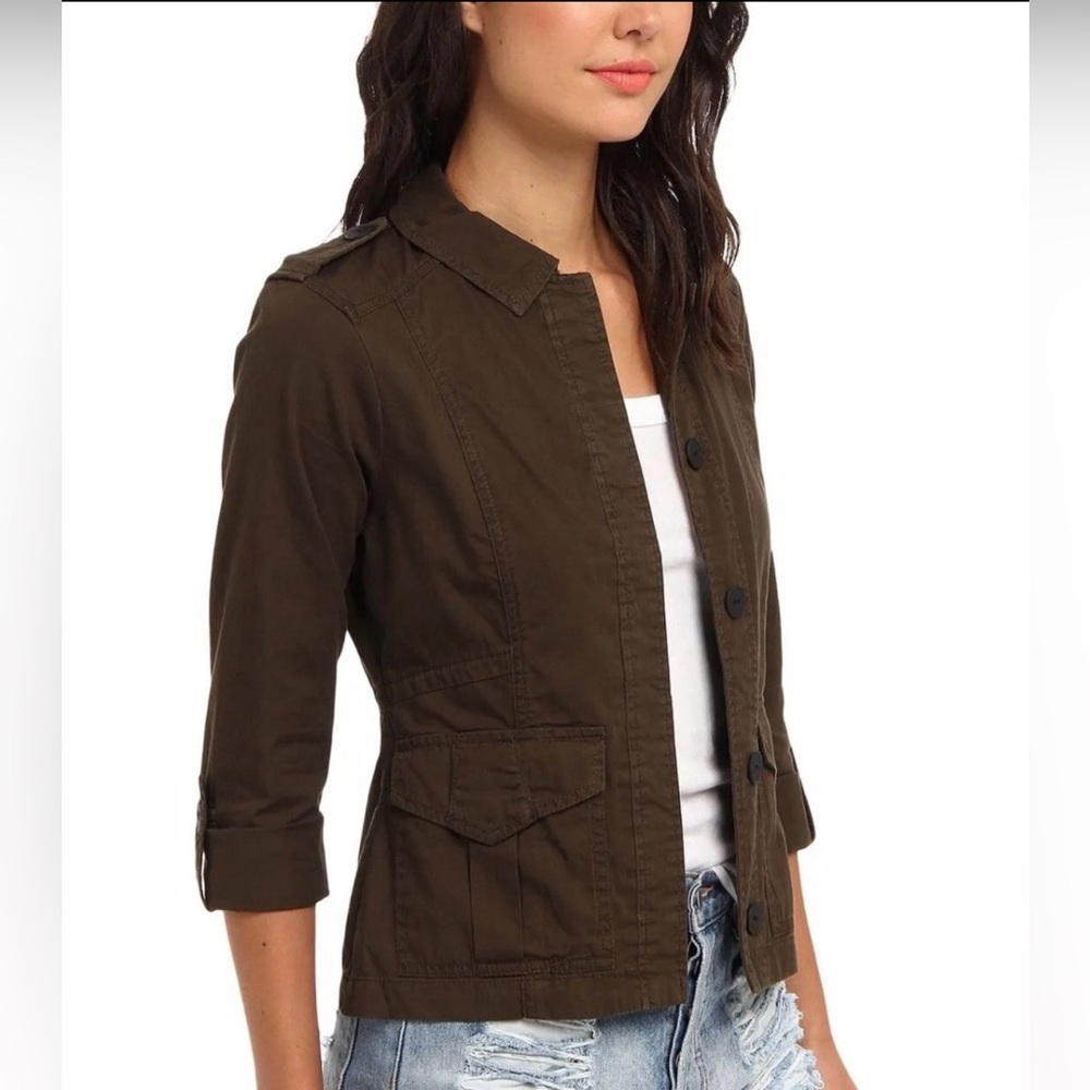 Sanctuary Army Green Military Jacket Size Small New - Picture 9 of 10